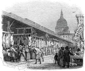 Newgate-Markt an Heiligabend (1845)