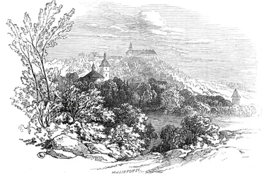 Palast von Molsdorf - nach der Zeichnung Seiner Königlichen Hoheit Prinz Albert (1845)