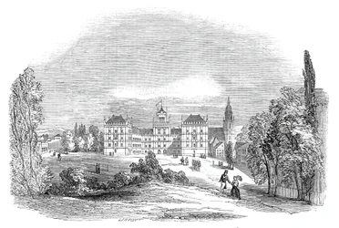 Der Palast von Ehrenburg, in Coburg - nach der Zeichnung Seiner Königlichen Hoheit Prinz Albert