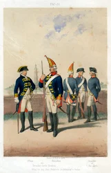 Deutsche Militäruniformen, 1740-1786, 19. Jahrhundert