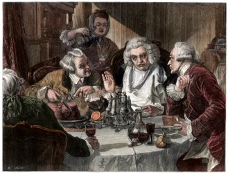 Dr. Johnsons erstes Treffen mit John Wilkes, 1866