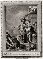 Die Abreise des Telemachus aus Ägypten