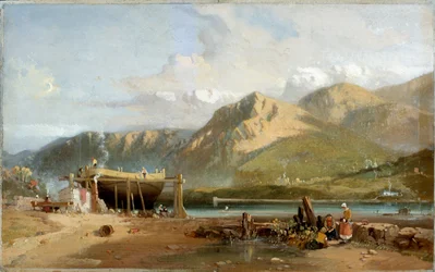 Szene am Traeth Bach, Nordwales
