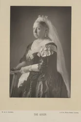 Königin Victoria. Königin des Vereinigten Königreichs von Großbritannien und Irland und (ab 1876) Kaiserin von Indien. Porträt.