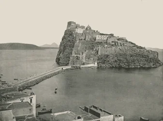 Aragonese Burg, Ischia, Italien, 1895