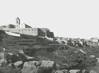 Die Geburtskirche, Bethlehem, Palästina, 1895