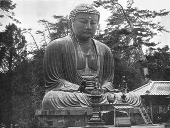 Der große Daibutsu, Kamakura, Japan, 1895