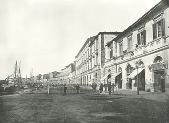 Die Marina, Messina, Sizilien, Italien, 1895
