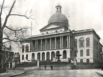 Das Massachusetts State House, Boston, USA, 1895