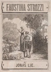 Titelblatt zu Jonas Lie, "Faustina Strozzi"