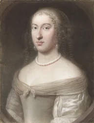 Porträt von Maria Theresia von Spanien 1638-1683, Königin von Frankreich und Navarra