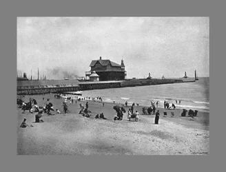 Der Pier, Lowestoft, um 1900