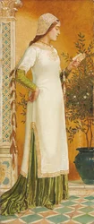 Laura beim Lesen, 1885