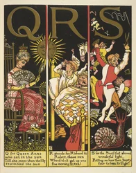 QRS- Q für Queen Anne; R steht für Richard & Robert; und S für die Schnecke