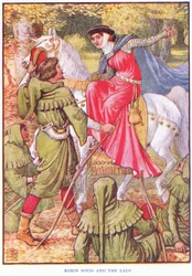 Robin Hood und die Dame, ca. 1920