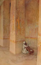 Die Geburtskolonnade im Tempel von Hatschepsut
