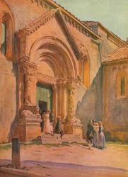 Die Veranda der Pieve in San Quirico d