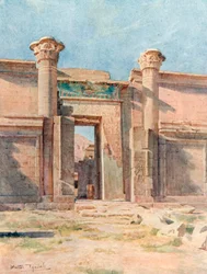 Der ptolemäische Pylon, Medinet Habu