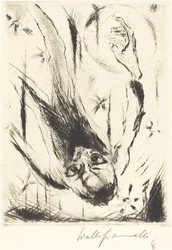 Der Fall ins Unendliche, 1918