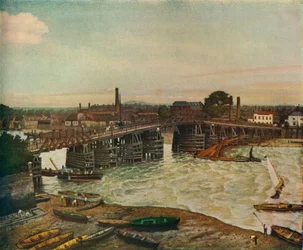 Alte Battersea-Brücke, 1874-1933