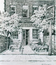 Der grüne Mann, Beaufort Street, Chelsea