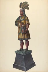 Zigarrenladen-Indianer, ca. 1937