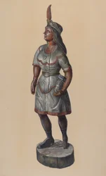 Zigarrenladen-Indianer, um 1937