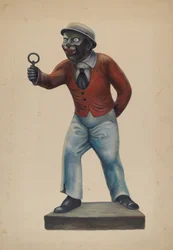 Anbindepfosten, um 1937