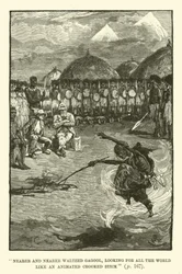 Illustration für König Salomons Schatzkammer von H. Rider Haggard