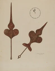 Kirchturmuhrzeiger, 1938