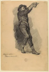 Figurenstudie aus der Natur