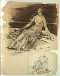 Mädchen mit Schwan