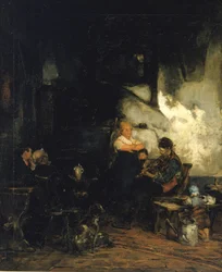 Das Gasthaus, Deutschland, ca. 1873