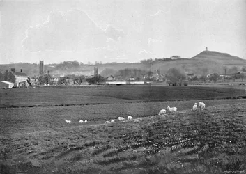 Glastonbury und der Tor, ca. 1896