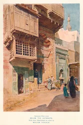 Straßenszene, Ägypten, ca. 1907