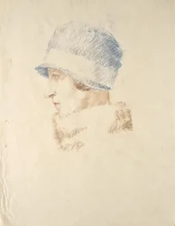 Dame mit Hut