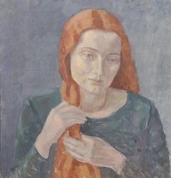 Mädchen mit langen Haaren