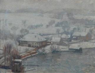 Winterlandschaft am Attersee