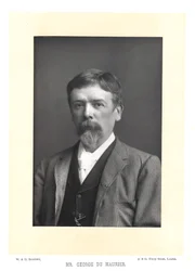 George Du Maurier, britischer Schriftsteller und Künstler, ca. 1895