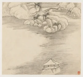 Album von Landschaften: Blatt 3, 1677