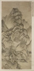 Landschaft nach Wang Meng