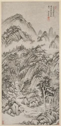 Bergdorf im Sommer, 1659