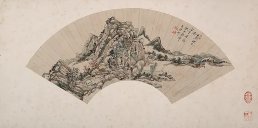Landschaft im Stil von Huang Gongwang