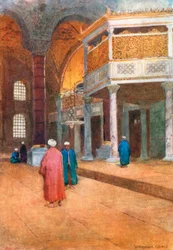 Innenraum der Hagia Sophia, die Galerie des Sultans