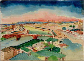 Blick auf Moskau
