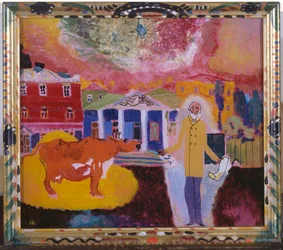 Kuh in Moskau