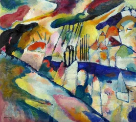 Landschaft mit Regen