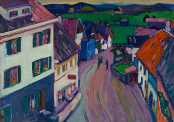 Murnau – Blick aus dem Fenster des Griesbräu