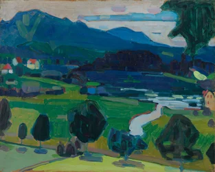 Murnau – Blick über den Staffelsee
