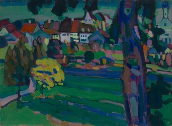 Murnau – Studie für "Landschaft mit Baumstamm"